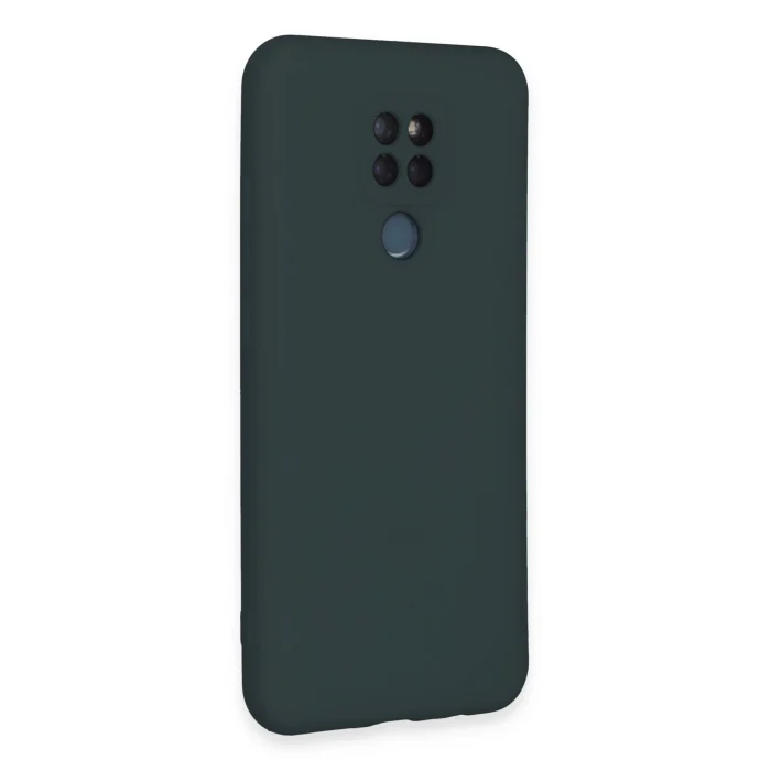 Mey İthalat®  General Mobile GM 20 Kılıf Nano içi Kadife Silikon - Koyu Yeşil