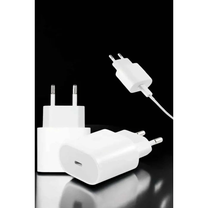 Mey İthalat® Güç Adaptörü ve Kablosu Şarj Aleti 15/15 Pro Max Uyumlu Hızlı Şarj