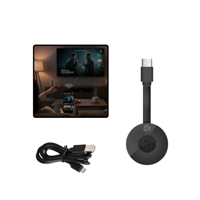 Mey İthalat® HDMI Kablosuz Görüntü Aktarıcı Telefon TV Bilgisayar