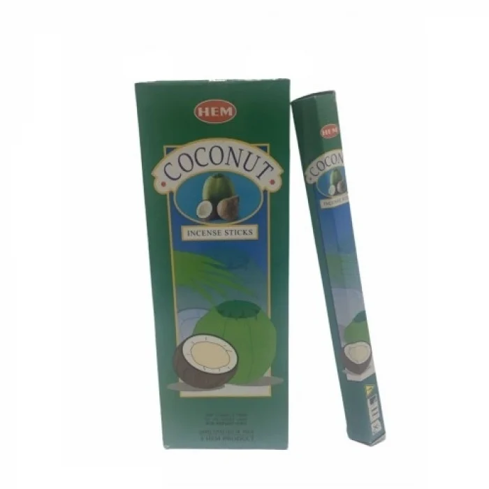 Mey İthalat® Hem Coconut  Aromalı Çubuk Tütsü