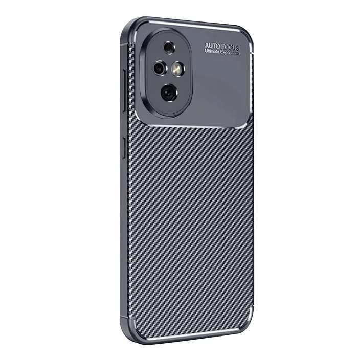 Mey İthalat®  Honor 200 Kılıf Auto Focus Karbon Kapak - Lacivert