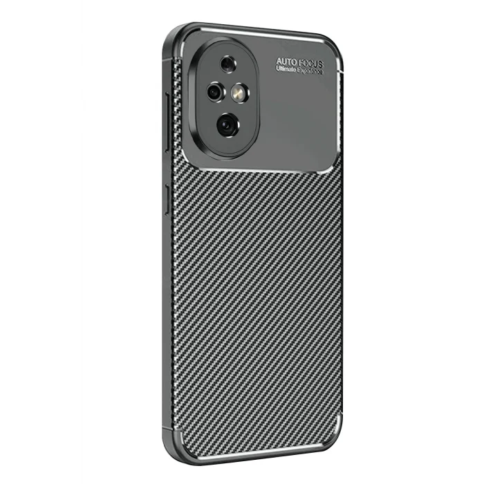 Mey İthalat®  Honor 200 Kılıf Auto Focus Karbon Kapak - Siyah
