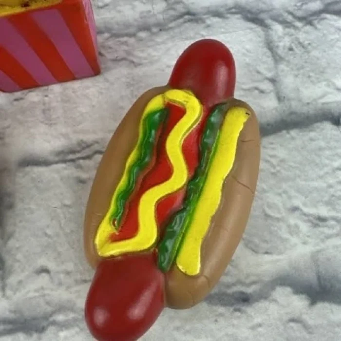 Mey İthalat® Hot Dog Sesli Köpek Oyuncağı