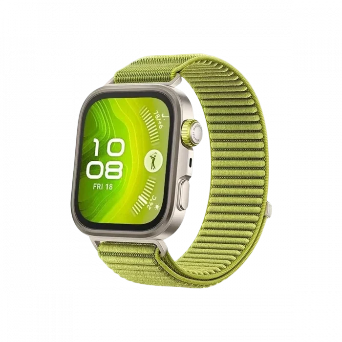 Mey İthalat®  Huawei Fit 4 Braid Kordon - Açık Yeşil