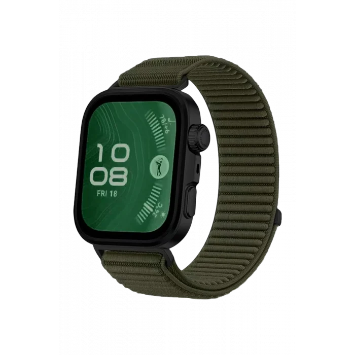 Mey İthalat®  Huawei Fit 4 Braid Kordon - Koyu Yeşil
