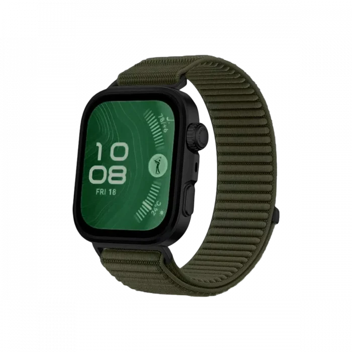 Mey İthalat®  Huawei Fit 4 Braid Kordon - Koyu Yeşil