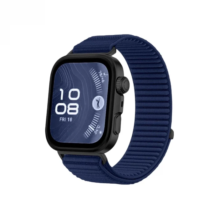 Mey İthalat®  Huawei Fit 4 Braid Kordon - Lacivert