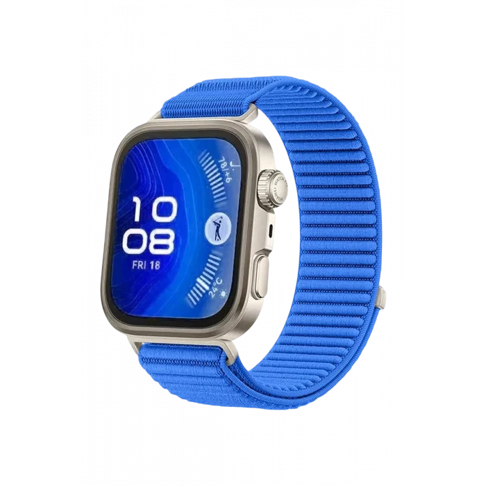 Mey İthalat®  Huawei Fit 4 Braid Kordon - Mavi