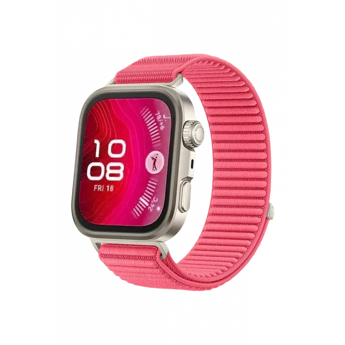 Mey İthalat®  Huawei Fit 4 Braid Kordon - Rose