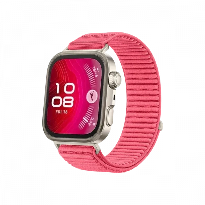 Mey İthalat®  Huawei Fit 4 Braid Kordon - Rose