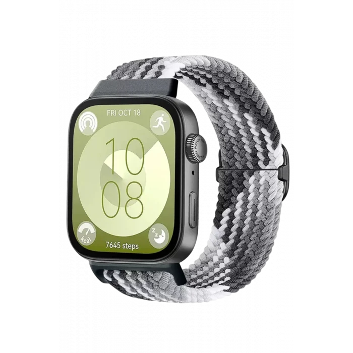 Mey İthalat®  Huawei Fit 4 Star Kordon - Gri-Siyah