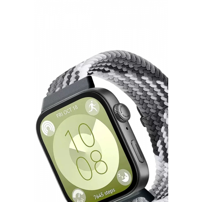 Mey İthalat®  Huawei Fit 4 Star Kordon - Gri-Siyah