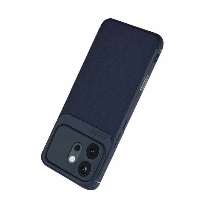 Mey İthalat®  Huawei Honor 600 Auto Focus Karbon Kapak - Lacivert