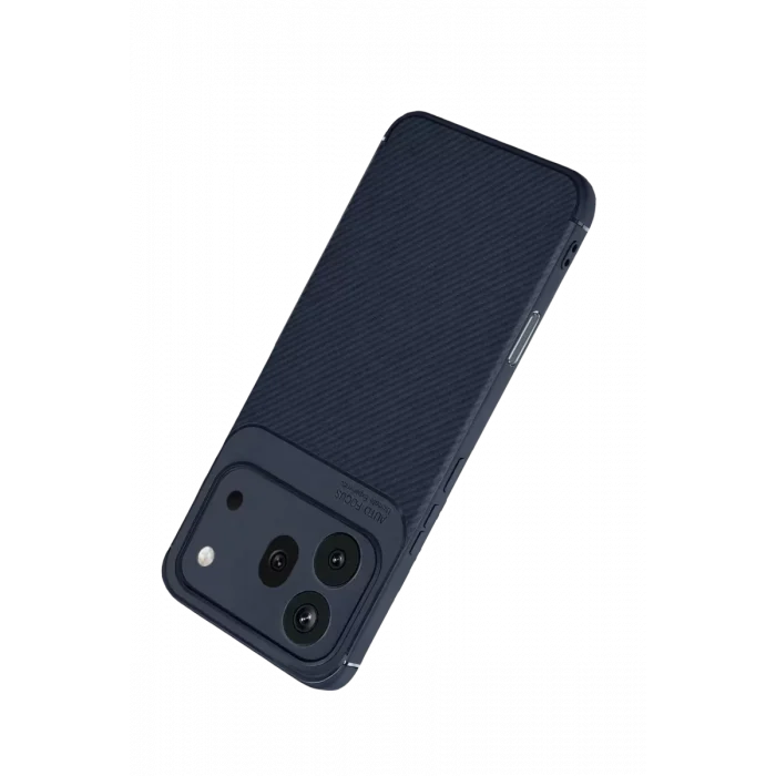 Mey İthalat®  Huawei Honor 600 Pro Auto Focus Karbon Kapak - Lacivert