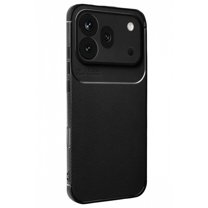 Mey İthalat®  Huawei Honor 600 Pro Auto Focus Karbon Kapak - Siyah