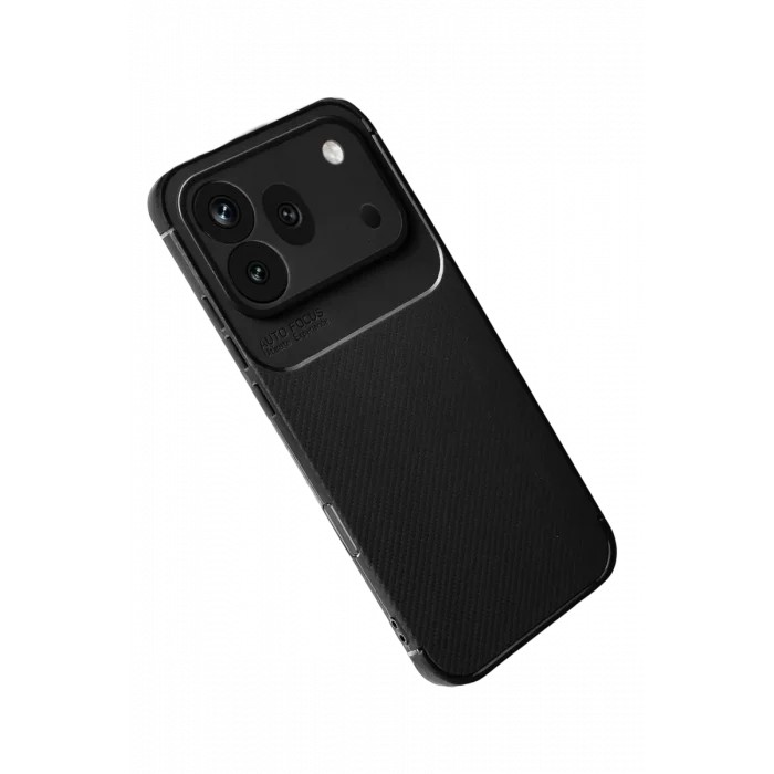 Mey İthalat®  Huawei Honor 600 Pro Auto Focus Karbon Kapak - Siyah
