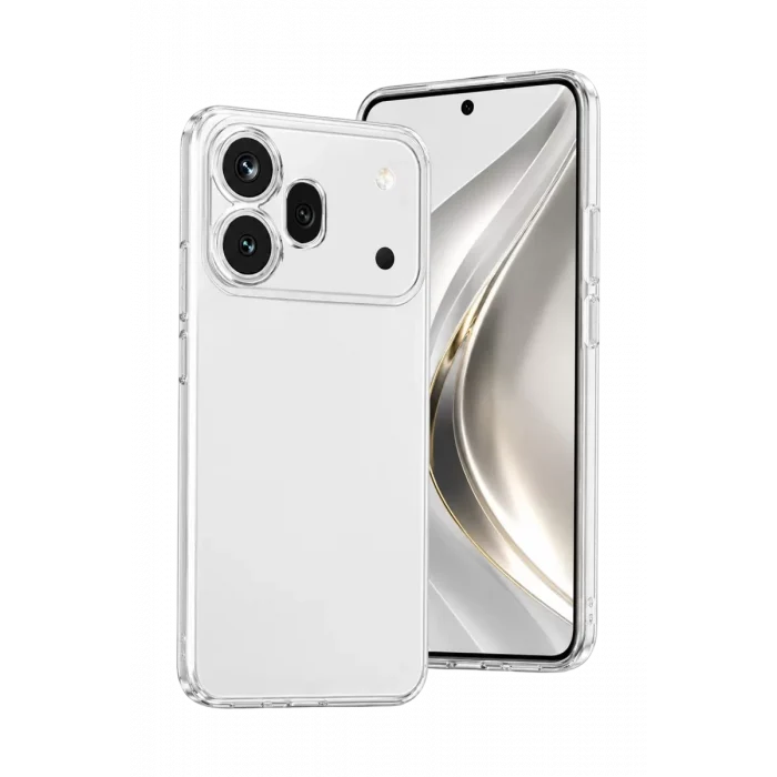 Mey İthalat®  Huawei Honor 600 Pro Lüx Şeffaf Silikon - Şeffaf