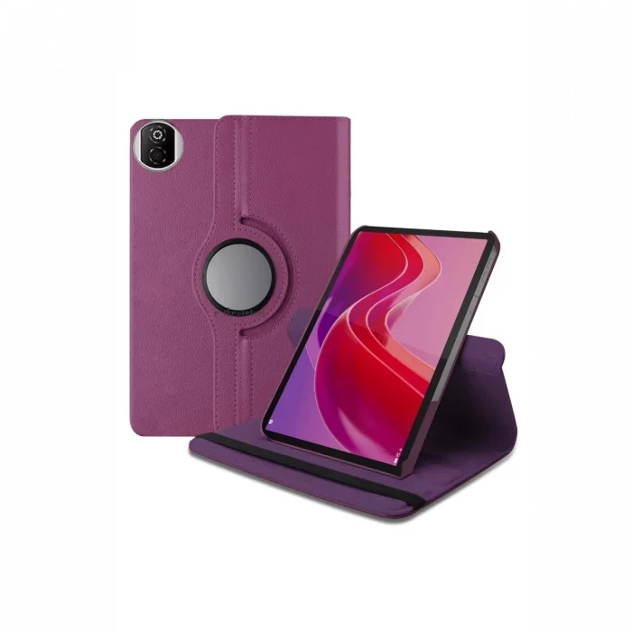 Mey İthalat®  Huawei Honor Pad X7 360 Tablet Deri Kılıf - Mor