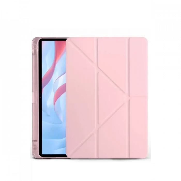 Mey İthalat®  Huawei Honor Pad X9A Kalemlikli Mars Tablet Kılıfı - Rose Gold