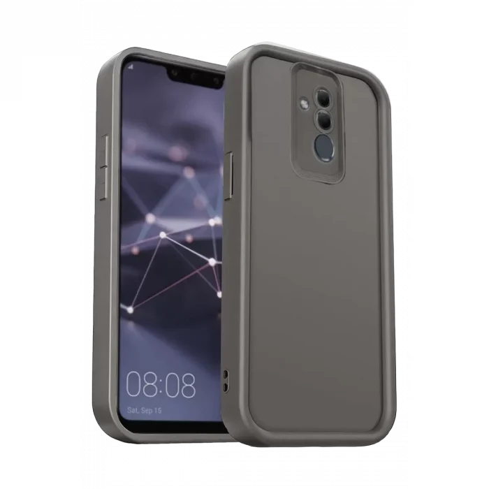 Mey İthalat®  Huawei Mate 20 Lite Kılıf Viera Silikon - Gri