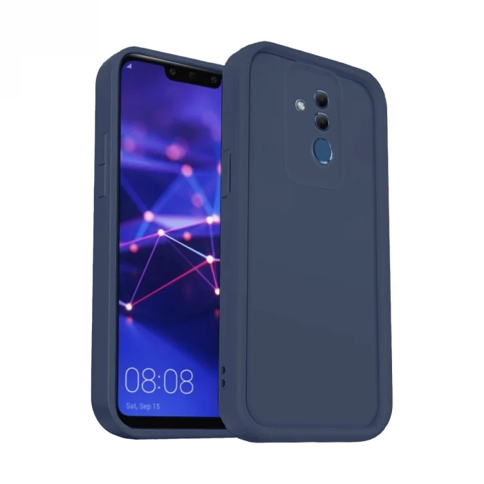 Mey İthalat®  Huawei Mate 20 Lite Kılıf Viera Silikon - Lacivert