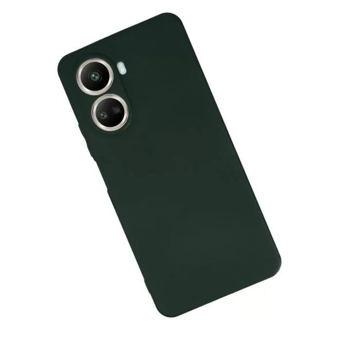 Mey İthalat®  Huawei Nova 10 SE Kılıf First Silikon - Koyu Yeşil