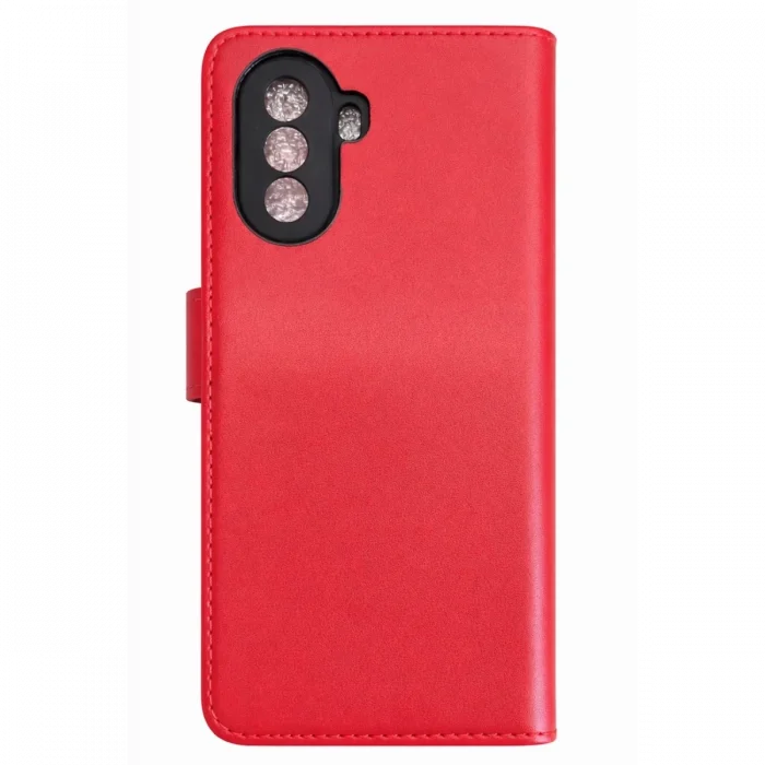 Mey İthalat®  Huawei Nova Y70 Trend S Plus Kapaklı Kılıf - Kırmızı