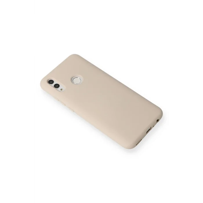 Mey İthalat®  Huawei P Smart 2019 Kılıf Nano içi Kadife Silikon - Pudra