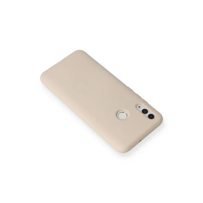 Mey İthalat®  Huawei P Smart 2019 Kılıf Nano içi Kadife Silikon - Pudra