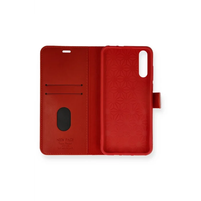 Mey İthalat®  Huawei P Smart S Kılıf Trend S Plus Kapaklı Kılıf - Kırmızı