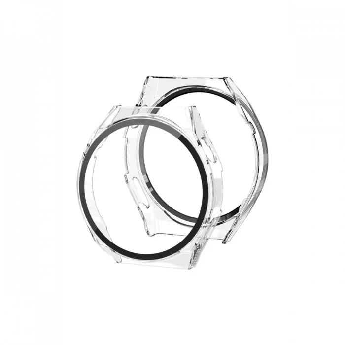 Mey İthalat®  Huawei Watch GT2 46mm Dota Camlı Kasa Ekran Koruyucu - Şeffaf