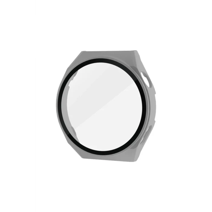 Mey İthalat®  Huawei Watch GT2 Pro 46mm Dota Camlı Kasa Ekran Koruyucu - Gri
