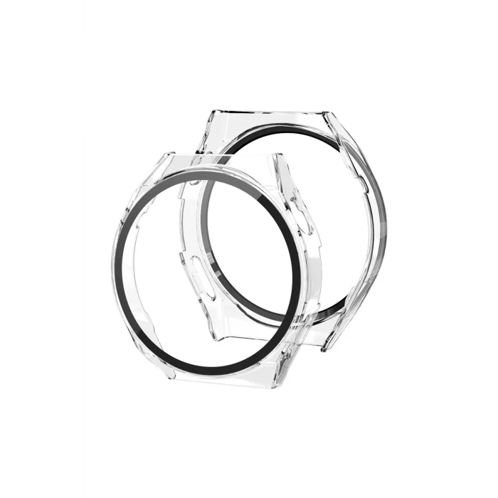 Mey İthalat®  Huawei Watch GT2 Pro 46mm Dota Camlı Kasa Ekran Koruyucu - Şeffaf