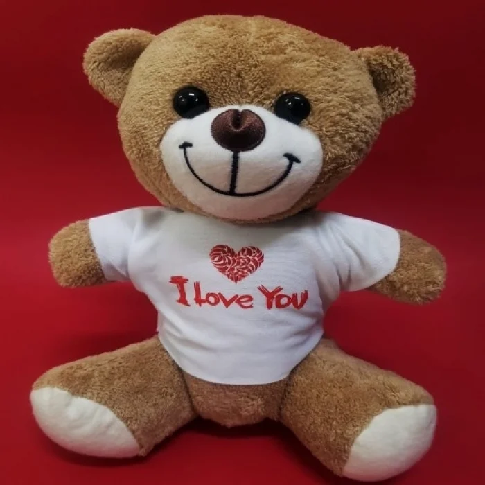 Mey İthalat® I Love You Tişörtlü Ayı