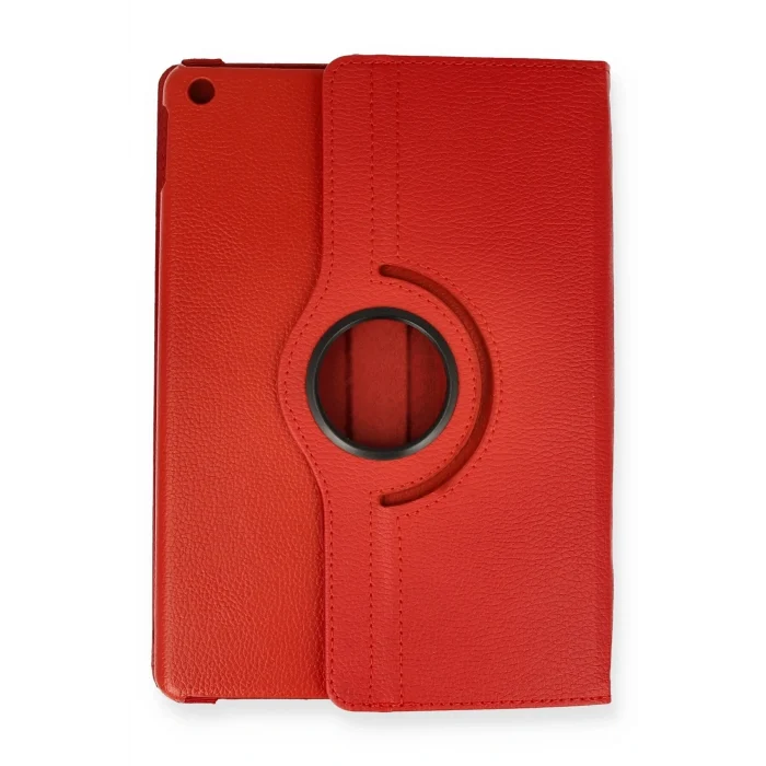 Mey İthalat®   iPad 10.2 (7.nesil) Kılıf 360 Tablet Deri Kılıf - Kırmızı