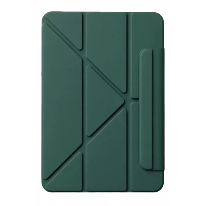 Mey İthalat®   iPad 2025 10.9 10.Nesil (A16) Edz Manyetik Standlı Tablet Kılıfı - Koyu Yeşil
