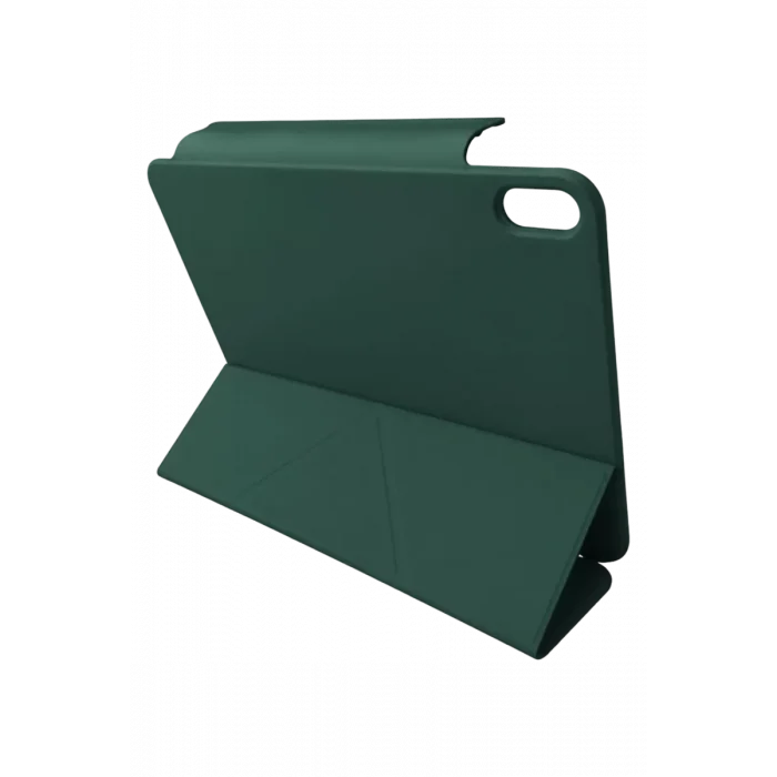 Mey İthalat®   iPad 2025 10.9 10.Nesil (A16) Edz Manyetik Standlı Tablet Kılıfı - Koyu Yeşil