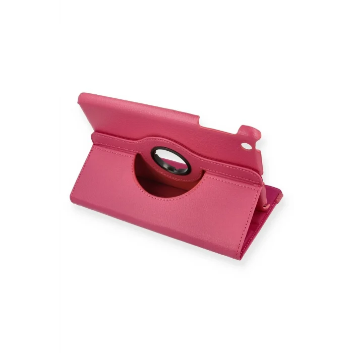 Mey İthalat®   iPad Mini 1 Kılıf 360 Tablet Deri Kılıf - Pembe