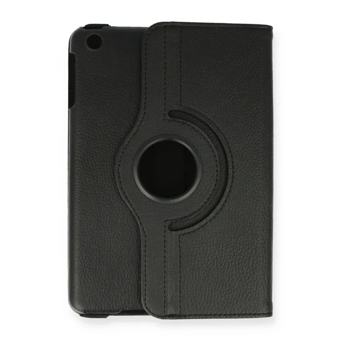 Mey İthalat®   iPad Mini 1 Kılıf 360 Tablet Deri Kılıf - Siyah