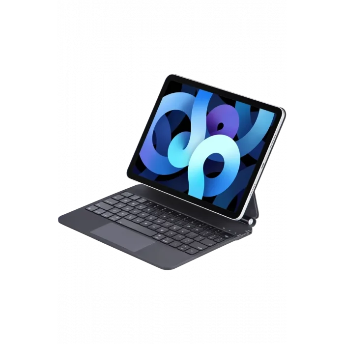 Mey İthalat®   iPad Pro 11 (2022) Kılıf X7 Magic Manyetik Klavyeli Tablet Kılıfı - Siyah