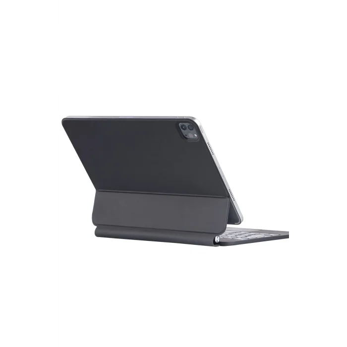 Mey İthalat®   iPad Pro 13 (2024) Kılıf X9P Magic Manyetik Klavyeli Tablet Kılıfı - Siyah