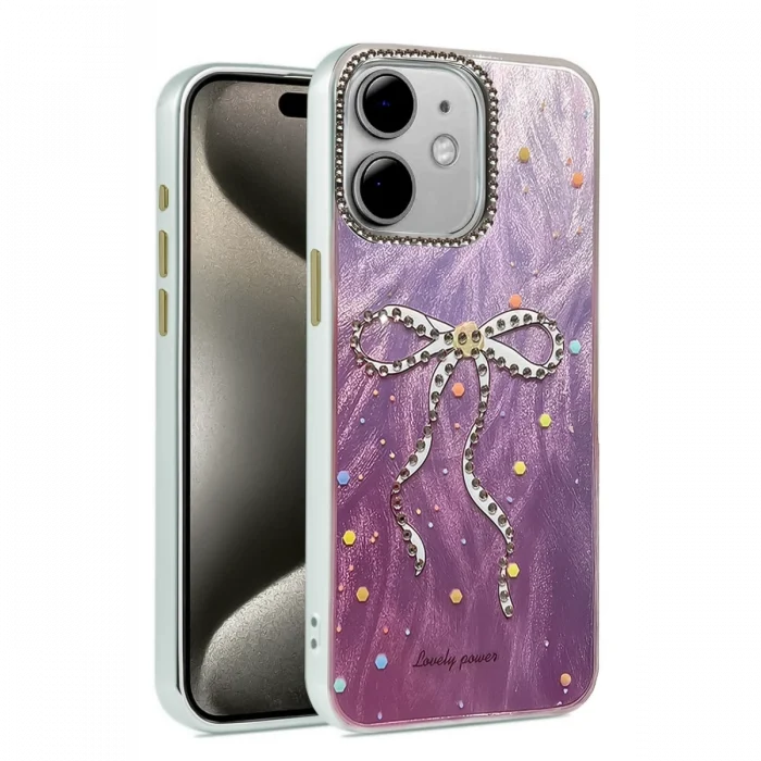 Mey İthalat®   iPhone 11 Kılıf Blade Aynalı Desenli Kapak - Desen 1