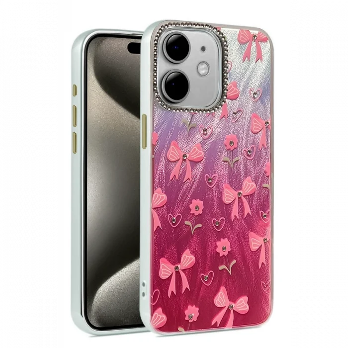 Mey İthalat®   iPhone 11 Kılıf Blade Aynalı Desenli Kapak - Desen 3