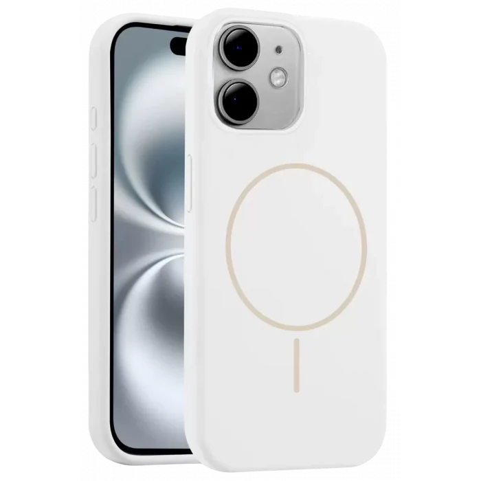 Mey İthalat®   iPhone 11 Kılıf Jully Magsafe Kapak - Beyaz