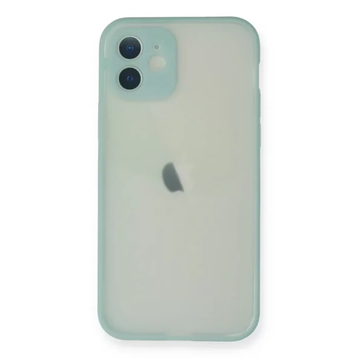 Mey İthalat®   iPhone 11 Pro Max Kılıf Montreal Silikon Kapak - Turkuaz