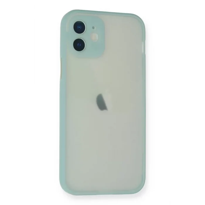 Mey İthalat®   iPhone 11 Pro Max Kılıf Montreal Silikon Kapak - Turkuaz