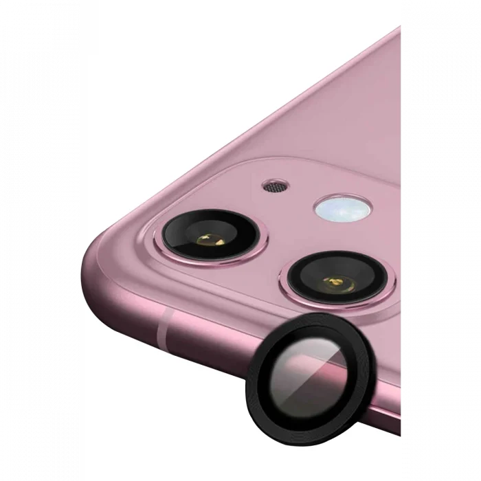 Mey İthalat®   iPhone 11 Raze Metal Kamera Lens - Siyah