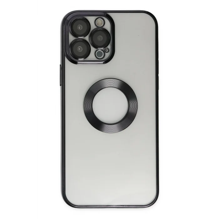 Mey İthalat®   iPhone 13 Pro Kılıf Slot Silikon - Siyah