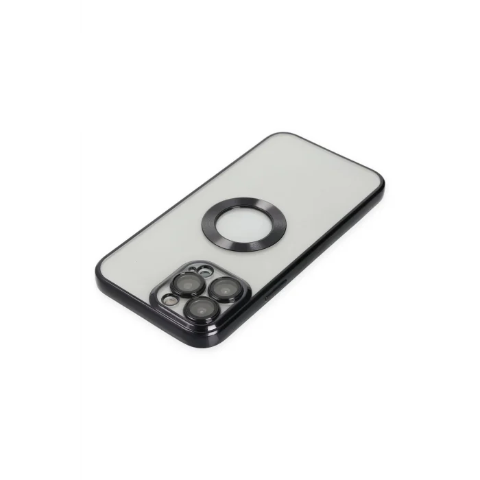 Mey İthalat®   iPhone 13 Pro Kılıf Slot Silikon - Siyah