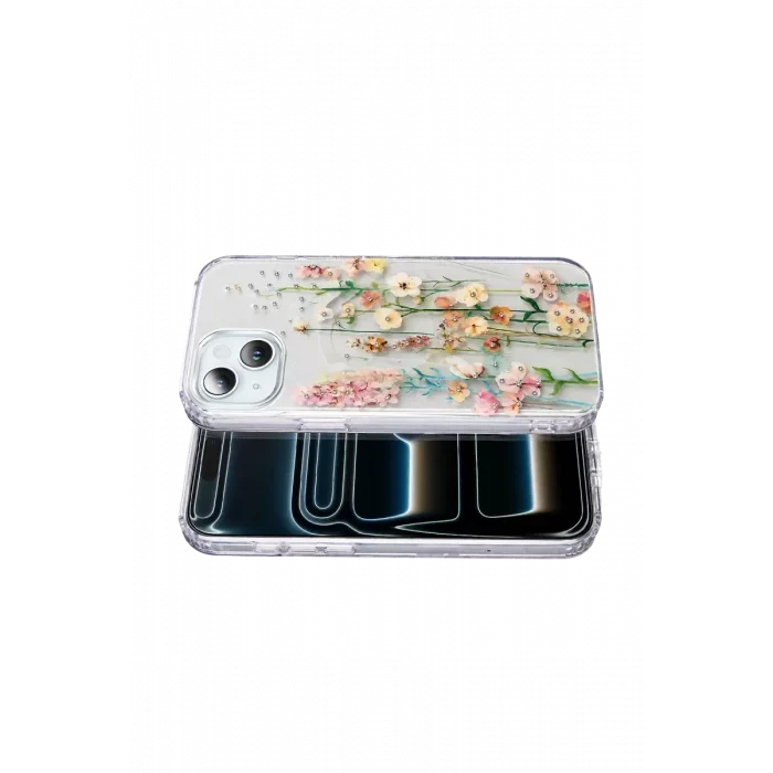 Mey İthalat®   iPhone 14 Desina Magsafe Kapak - Desen 1